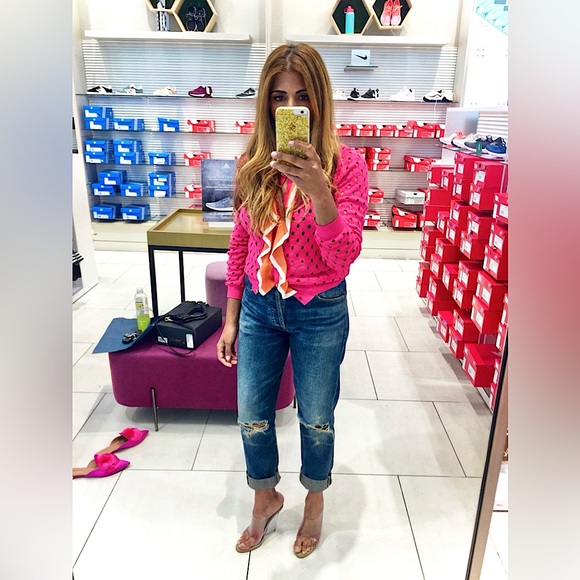 MOSCHINO Ruffle Cardigan - Picture 1 of 2